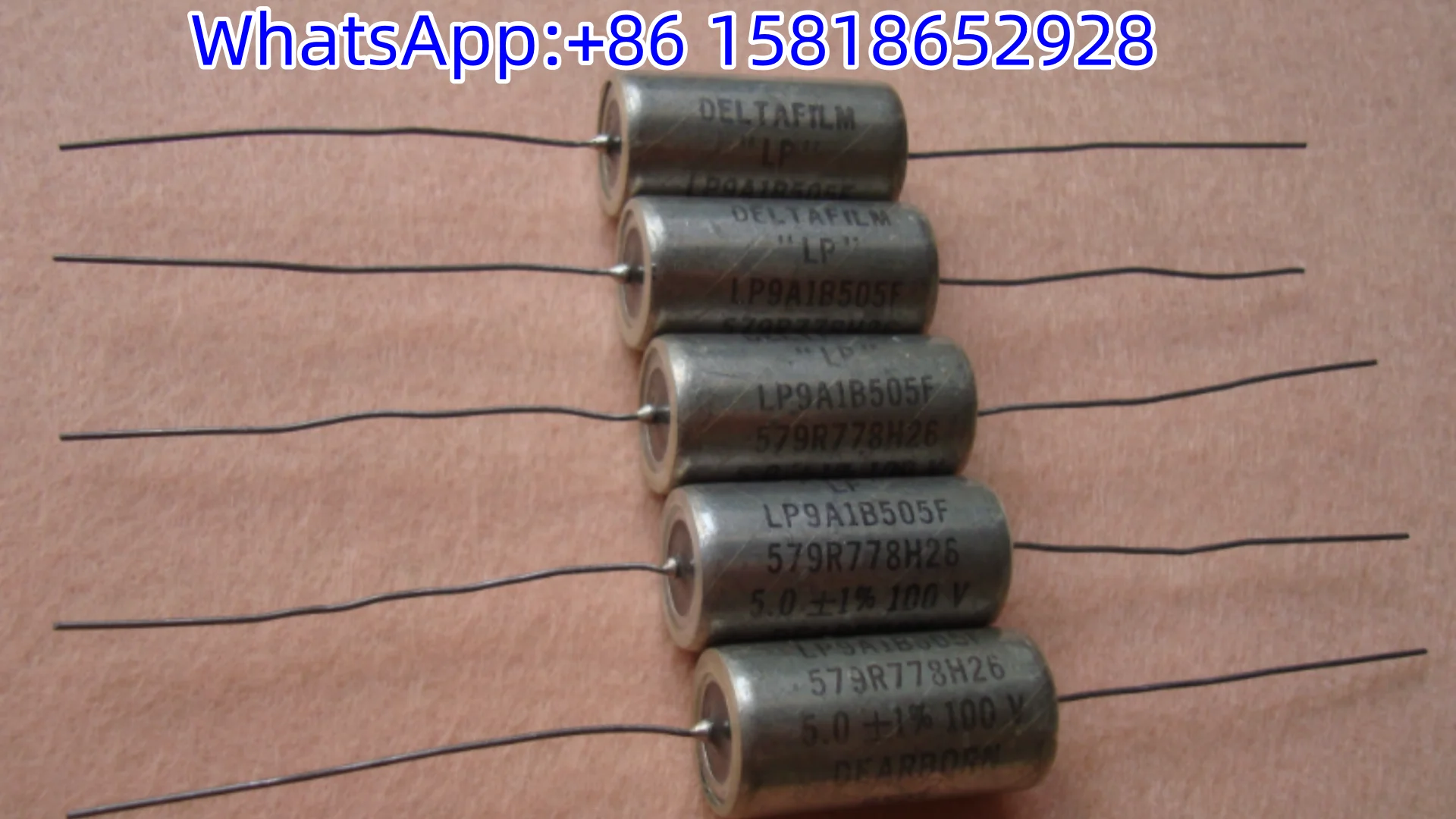 1pcs LP9A1B505F 100V 5UF replacement for 4.7UF discontinued US DELTAFILM Sibie 1% tube amplifier oil-immersed capacitors