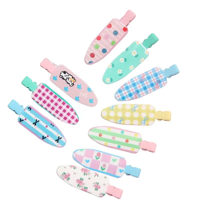 

NEW-12PCS Korean Cartoon Metal Hair Clips Women Girls Fashion Bangs Hairpins BB Clips Hair Styling Accessories