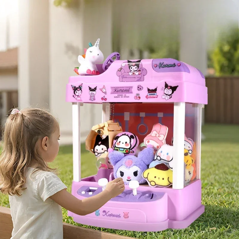 Girl's Toys Claw Machine Family Edition Coin Operated Gaming Devices Boy Gift Interactive Toys Claw Arcade Crane 3 Bar Operation