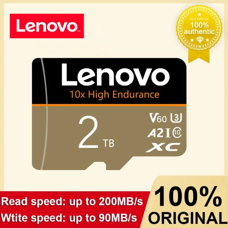 Lenovo 2TB 1TB Micro TF SD Card U3 V60 High Speed Flash Memory Card 512GB 256GB 128GB SD Card For Nintendo Switch Games