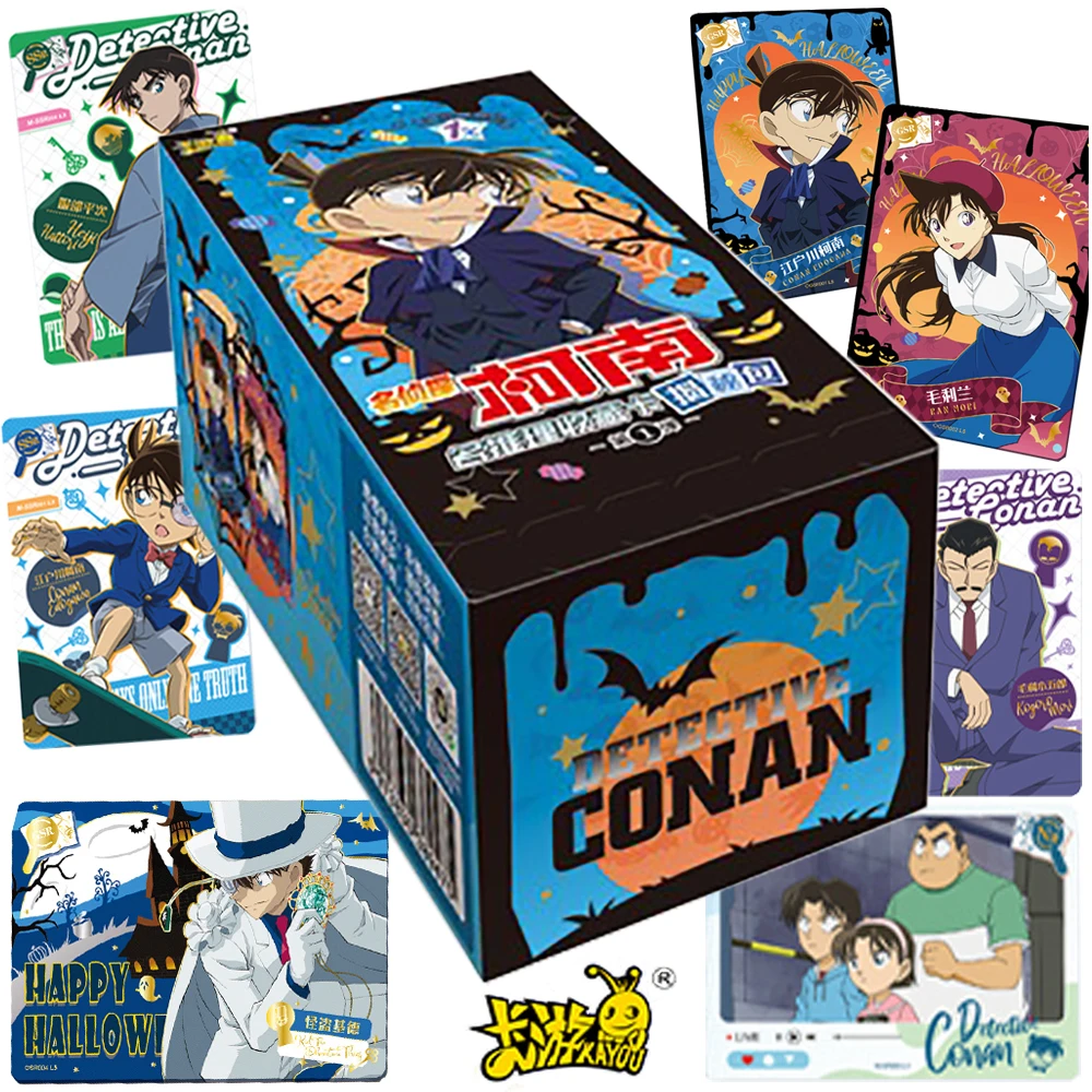 

Original Kayou Detective Conan Card for Children Kudou Shinichi Mouri Ran Mystery Anime Limited Game Collection Card Kids Gifts