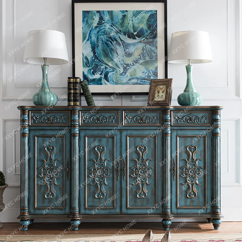 

Массивный деревянный шкаф для прихожей, буфет для столовой, большой шкаф-тумба