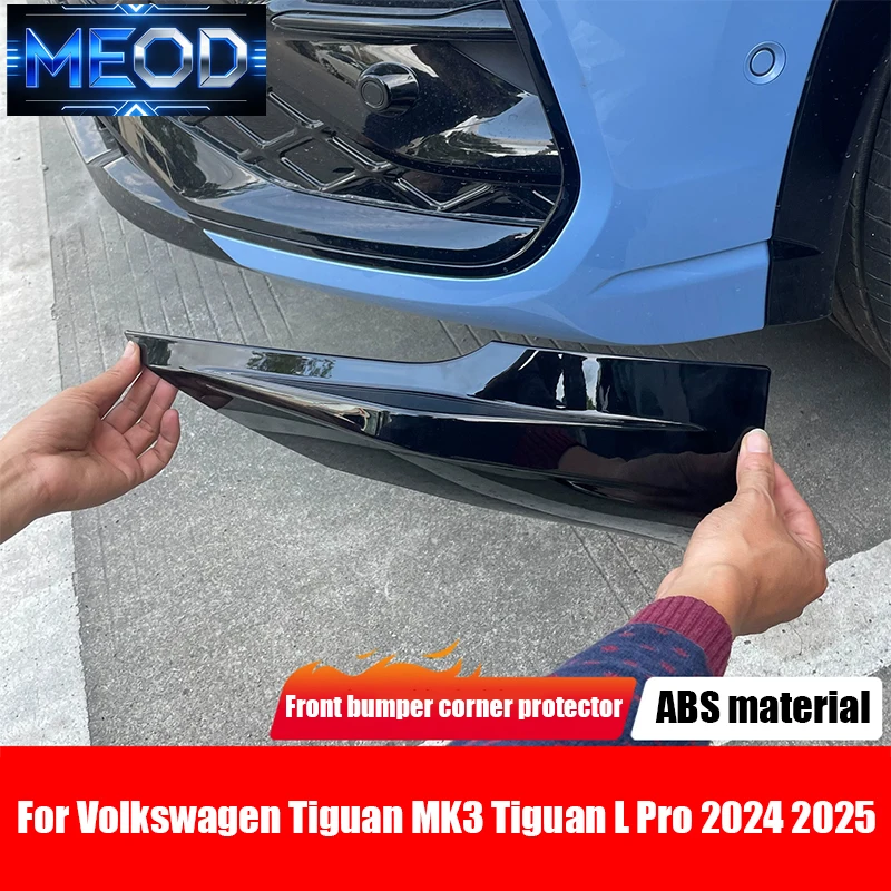 New For Volkswagen Tiguan MK3 Tiguan L Pro 2024 2025 Car front bumper protection angle exterior modification parts view 2