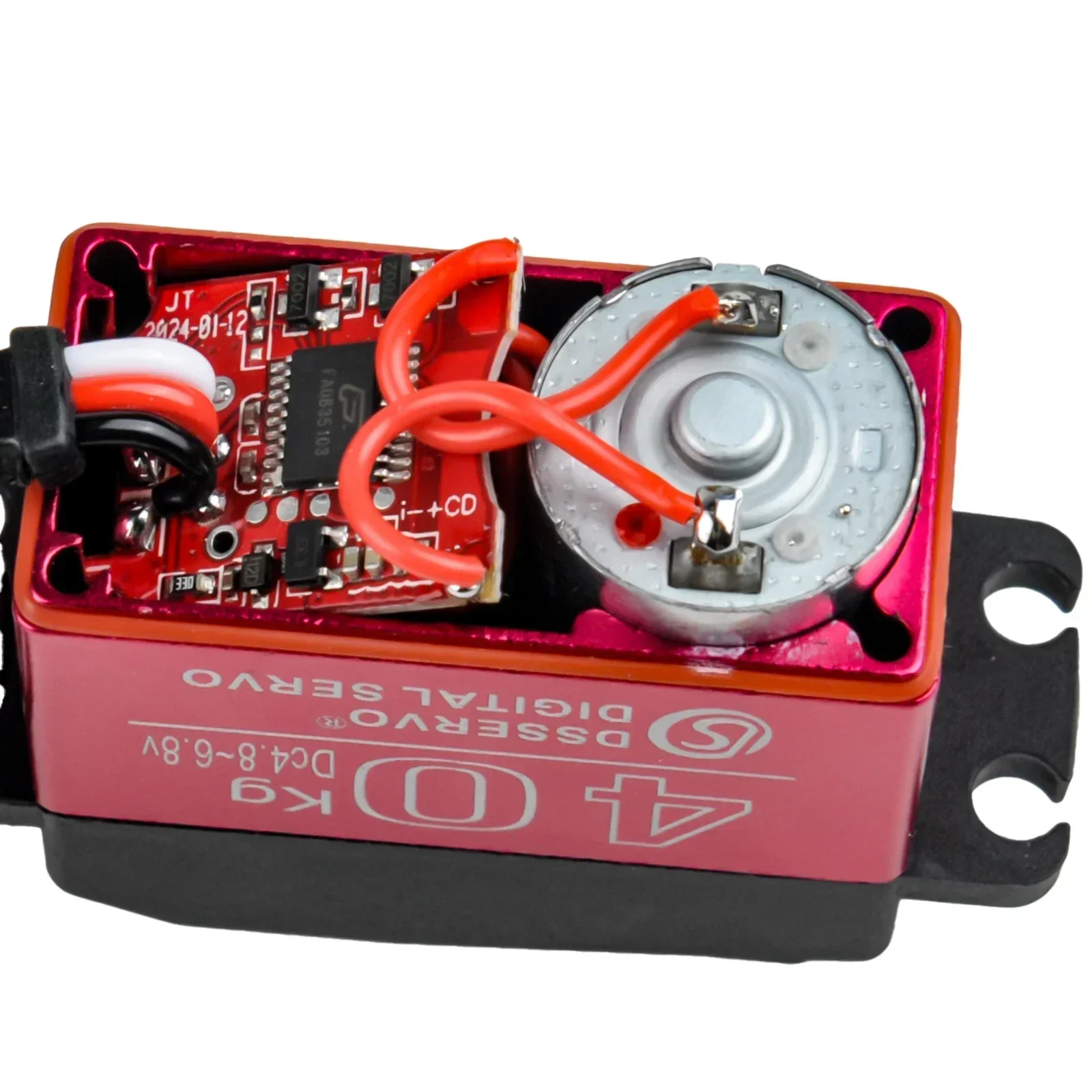 DS3240 Digital Servo 40 kg 4,8–6,8 V großes Drehmoment Stahlgetriebe IP66 wasserdicht 270 Grad mit 25T Servoarm für RC Car Robotic