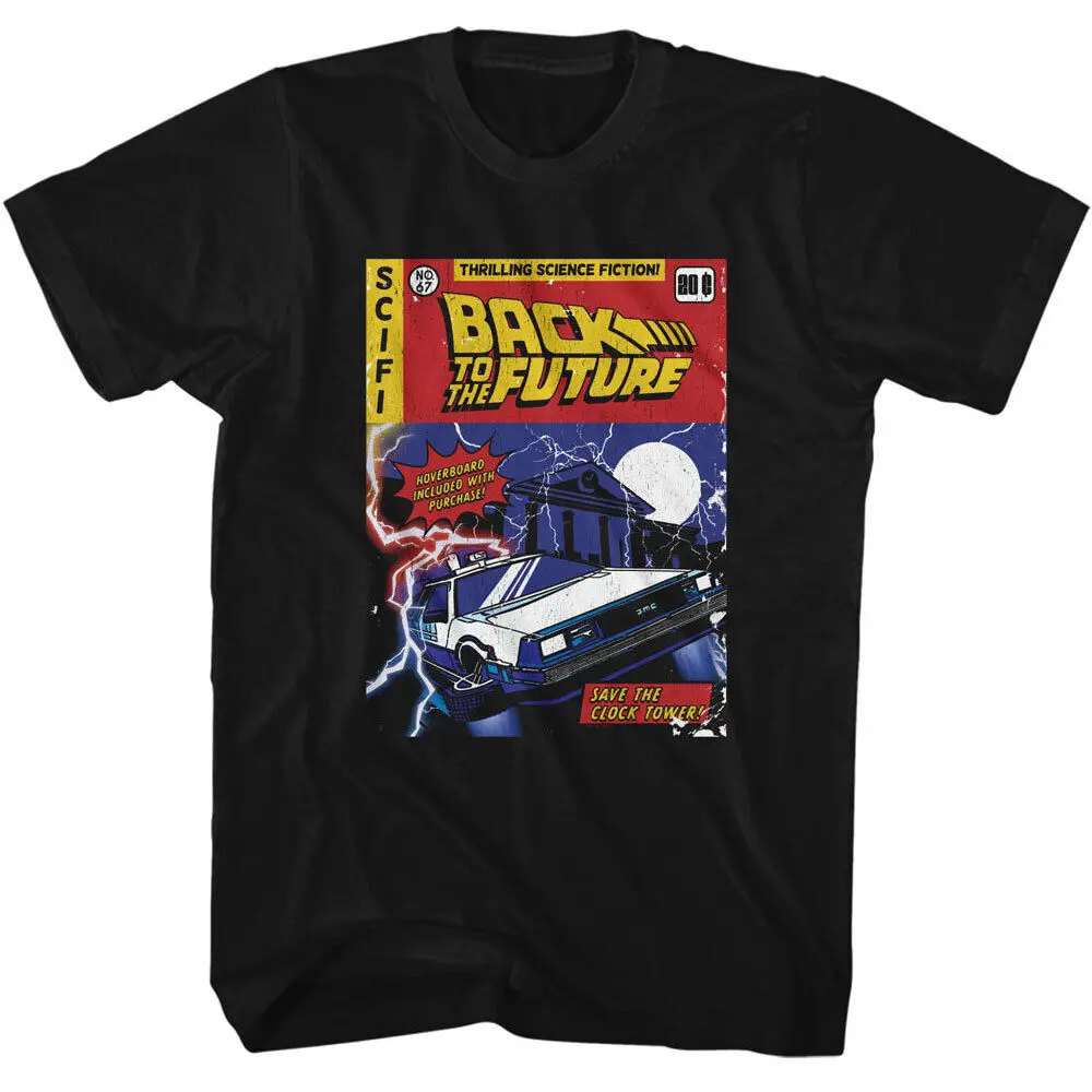 Back To The Future Movie 20C Comic Book Cover No 67 Sci Fi Men'S T Shirt