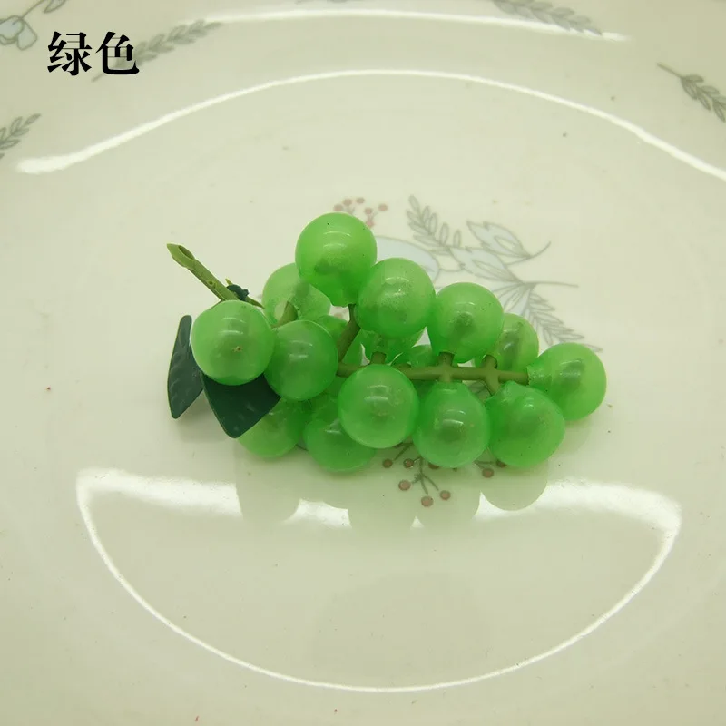 30pcs/lot Cheap 7cm artificial plastic simulation fruit grape wedding decoration home kitchen Christmas gift clip accessories