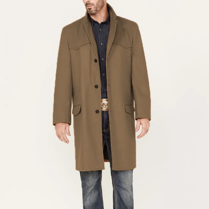Men Coat Men Clothing Autumn Winter Long Trench Coat Woolen Men