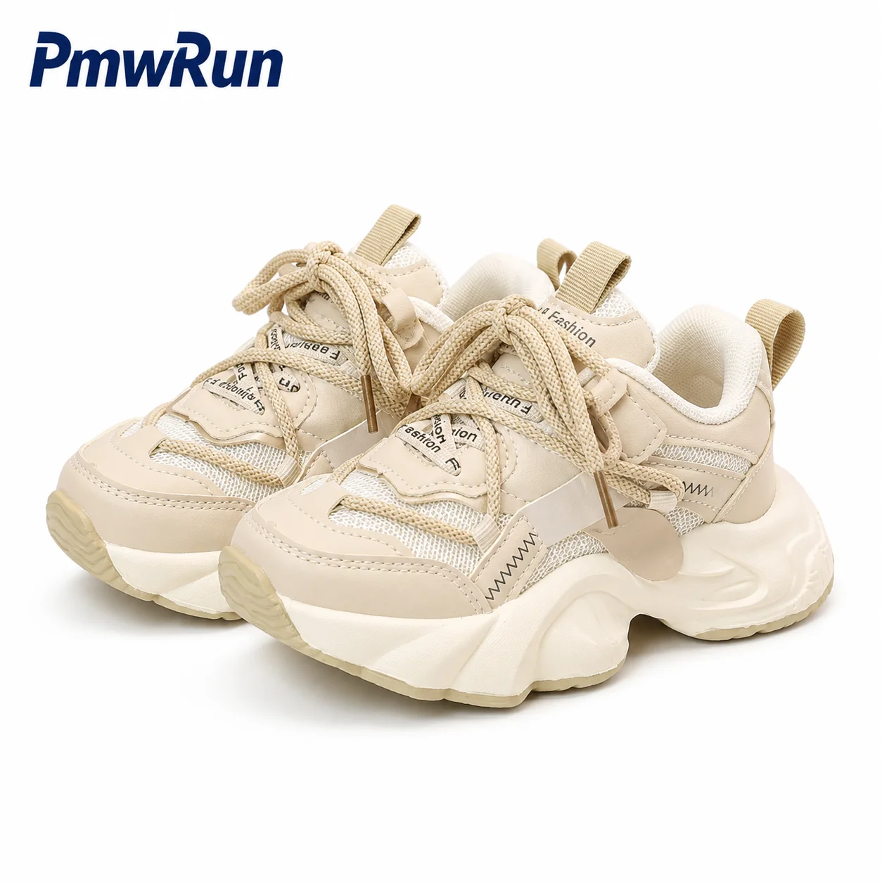 PU Leather Sport Shoes For Children Trend Fashion Teenager Kid's Sneakers Anti-slippery Waterproof Running Footwear Boys Girls
