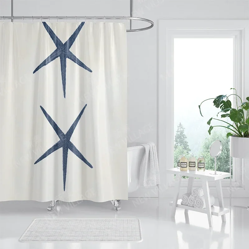 Waterproof fabric shower curtain Bathroom curtain accessories 180x200 Bath curtain for shower 240*200 nordic boho decor 240x200