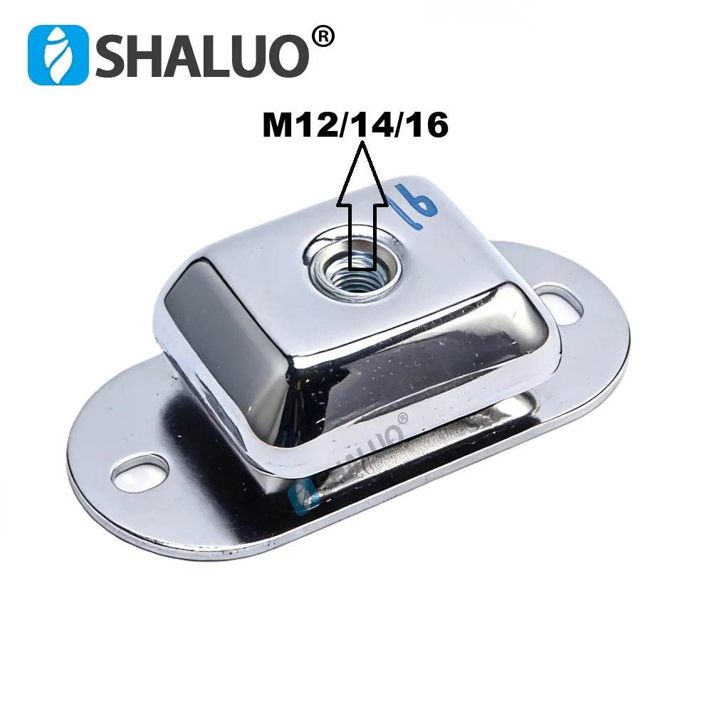 500KGS 600KG M12 M14 M16 Generator Set Shock Absorber Pad Fan Motor Equipment Pad marine Geneset Shock Absorber Pad Rectangle