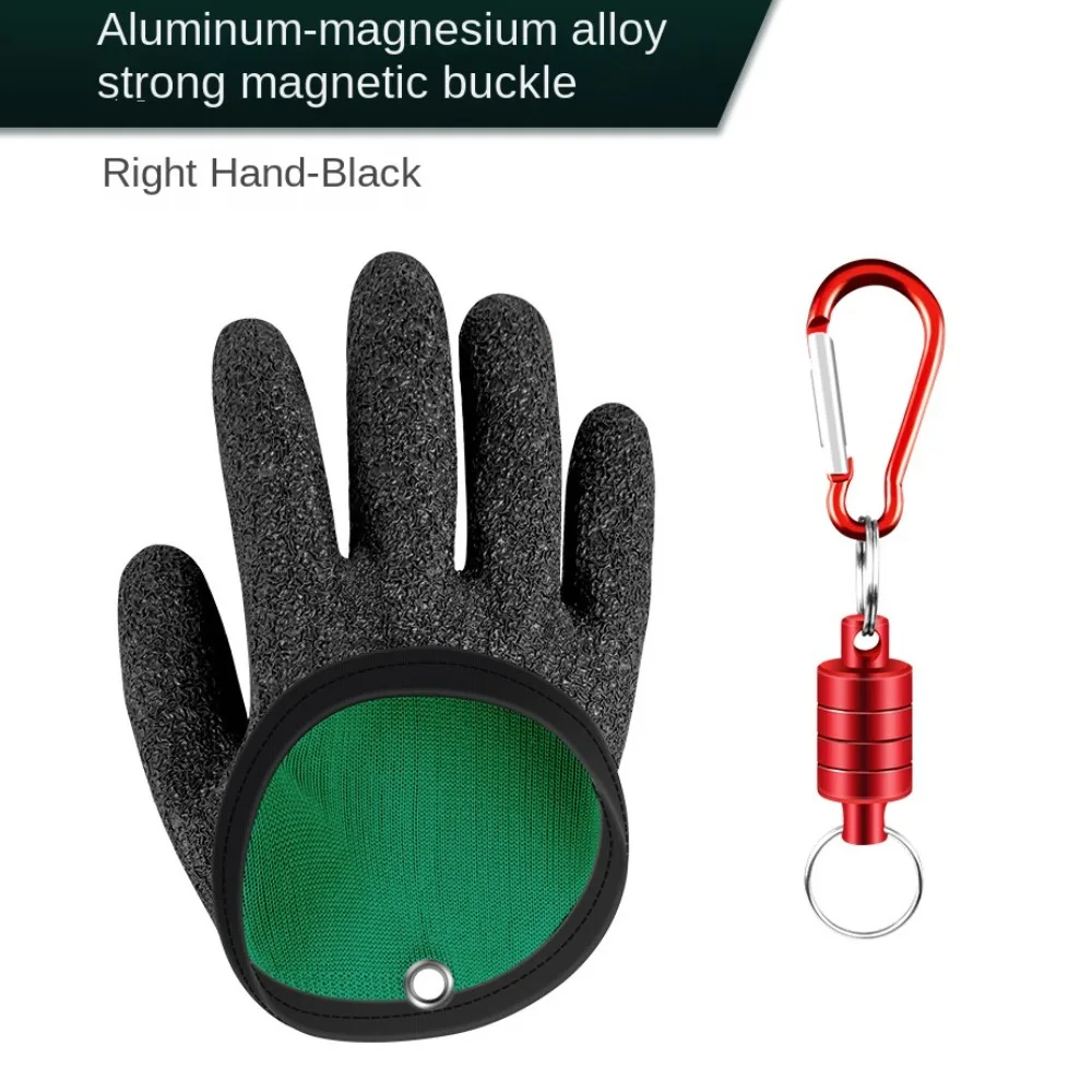 Waterproof Fish Catching Latex Gloves Wear-resistant Multifunctional Anti Sting Fishing Gloves Anti Slip Full Finger