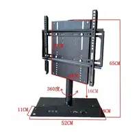 32-65 inch smart rotating TV stand, living room LCD TV 360-degree all-round electric rotating bracket