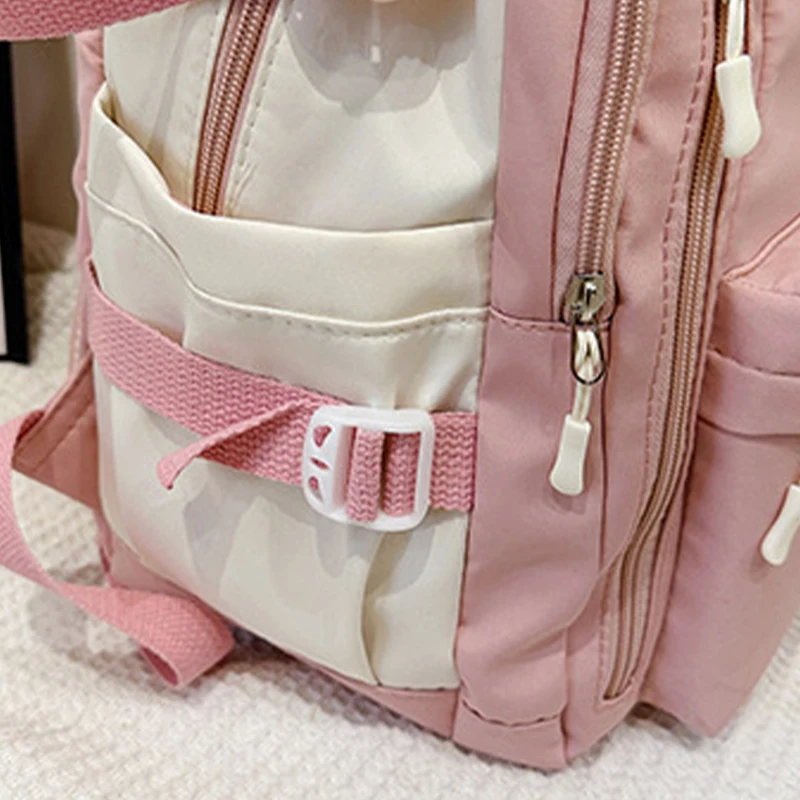 High Quality New Waterproof Nylon Women Backpack Female Travel Bag Backpacks Schoolbag for Teenage Girls Solid Color Bookbag