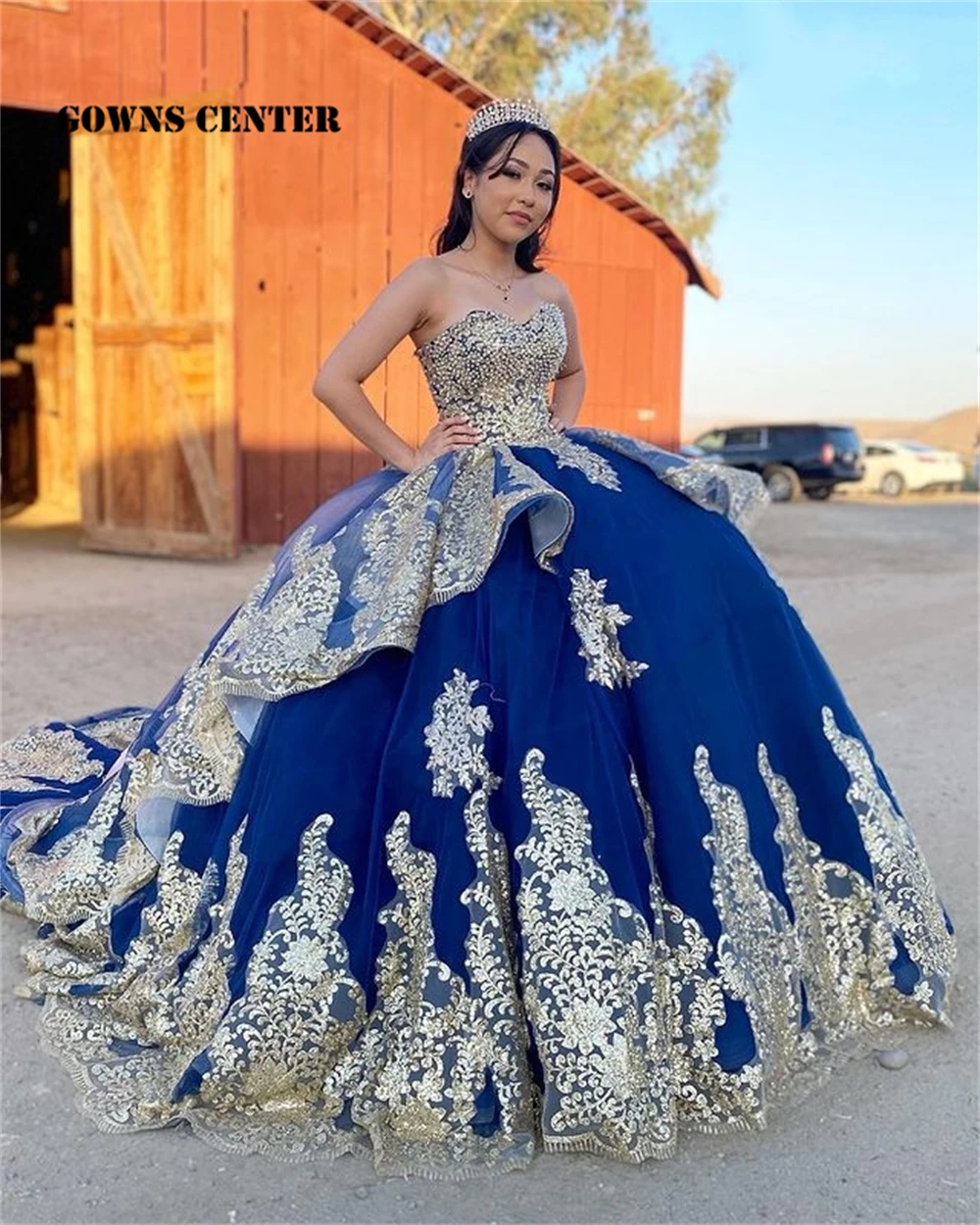 Vestidos de quinceañera azul marino, vestido de baile de fiesta con cordones, vestido de princesa dulce 15 16, vestido de Cenicienta, quinceañera