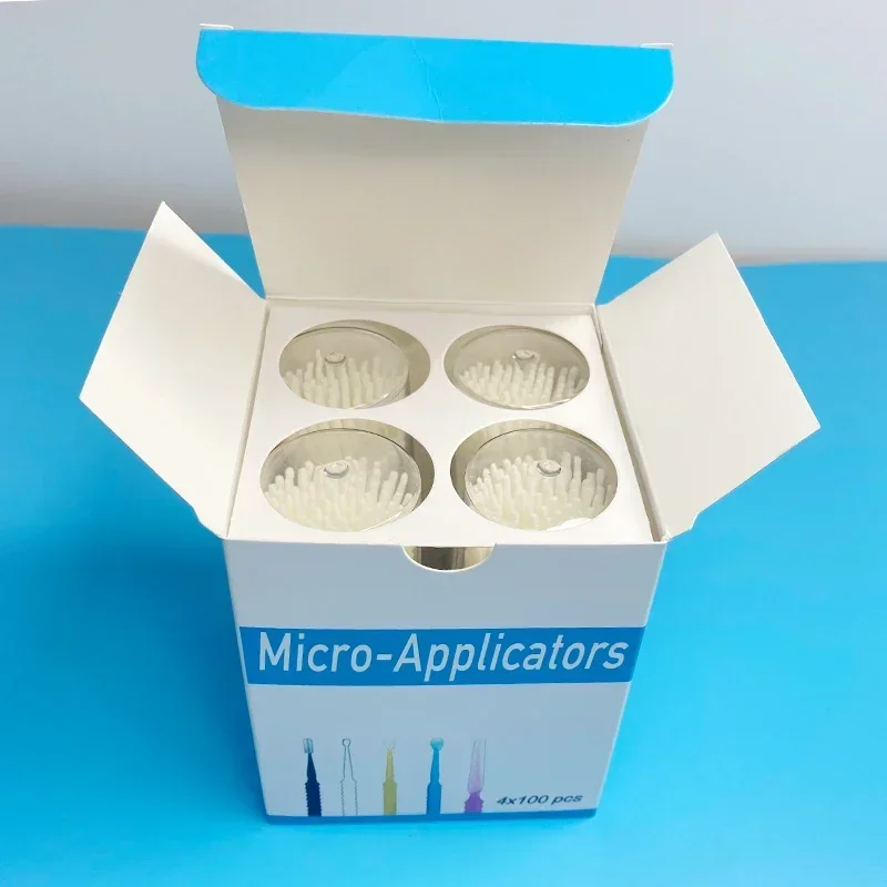 100 قطعة الصولجانات مايكرو فرشاة قضيب جلدة فرش رمش تمديد أدوات ماكياج المتاح دوامة مقبض فرشاة صغيرة ماسكارا #4