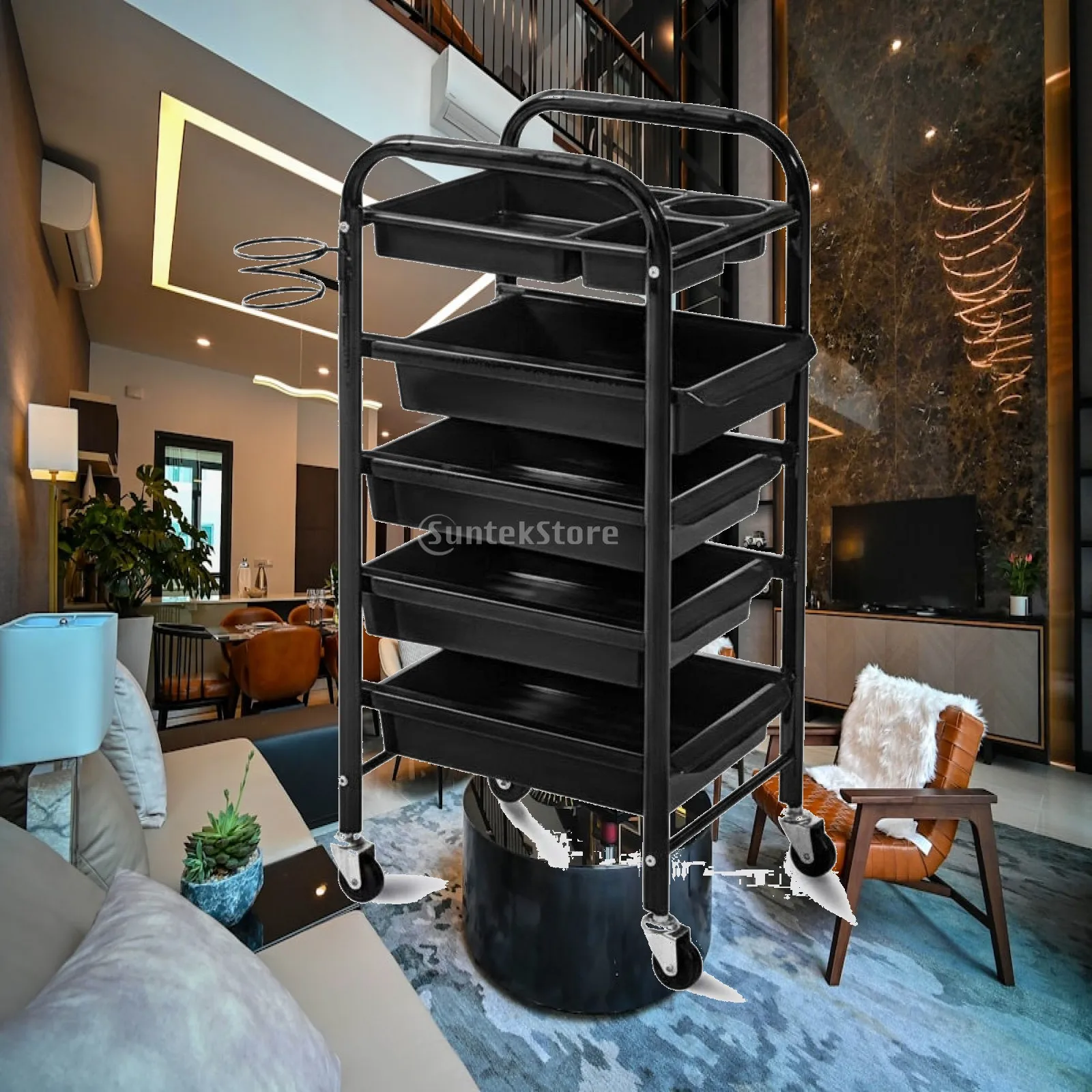 Multifunctional Hairdressing Trolley Workstation Organizer Salon Equipment for Beauty Salons and Spa Technicians