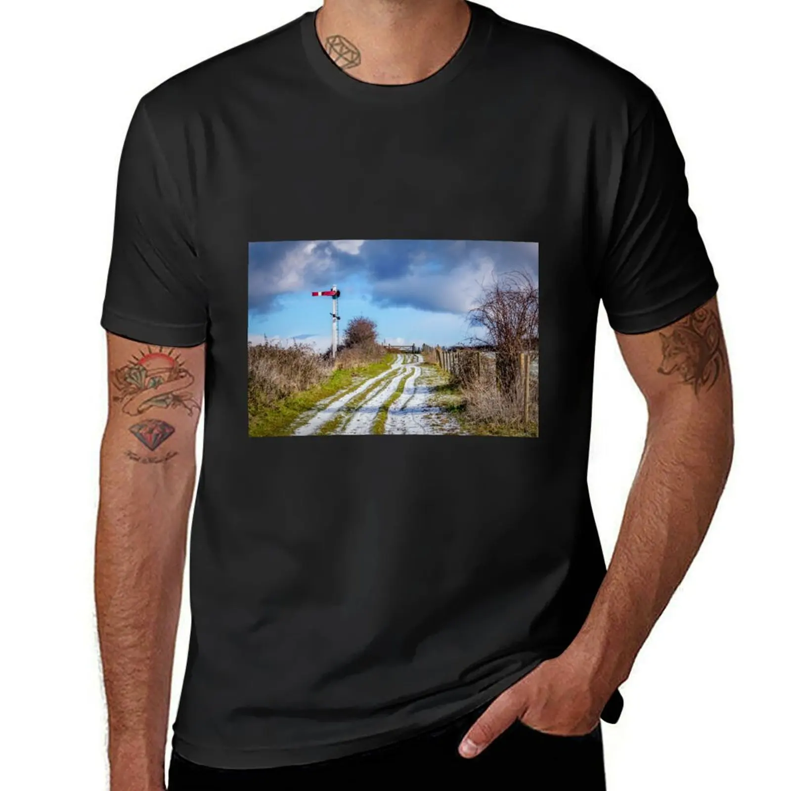 The Footpath to the Heath Weybourne T-Shirt aesthetic clothes anime sweat t shirts for men pack