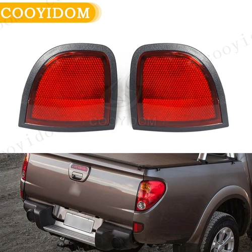 Parachoques trasero de coche para Mitsubishi L200 2005-2015, Reflector de luz trasera, luz de freno de estacionamiento, luz antiniebla, luz de señal, 8355A015