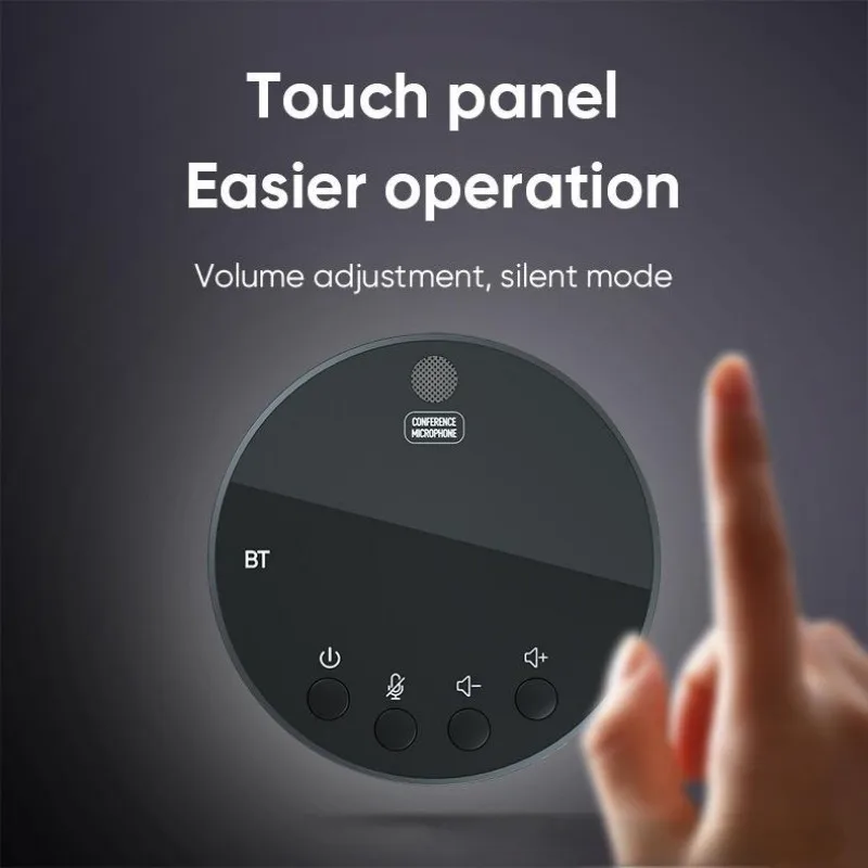 

NEW Conference Speaker with Microphone 360° Voice Pickup Dual Connectivity USB-C Conference Room Microphone for Windows Meetings