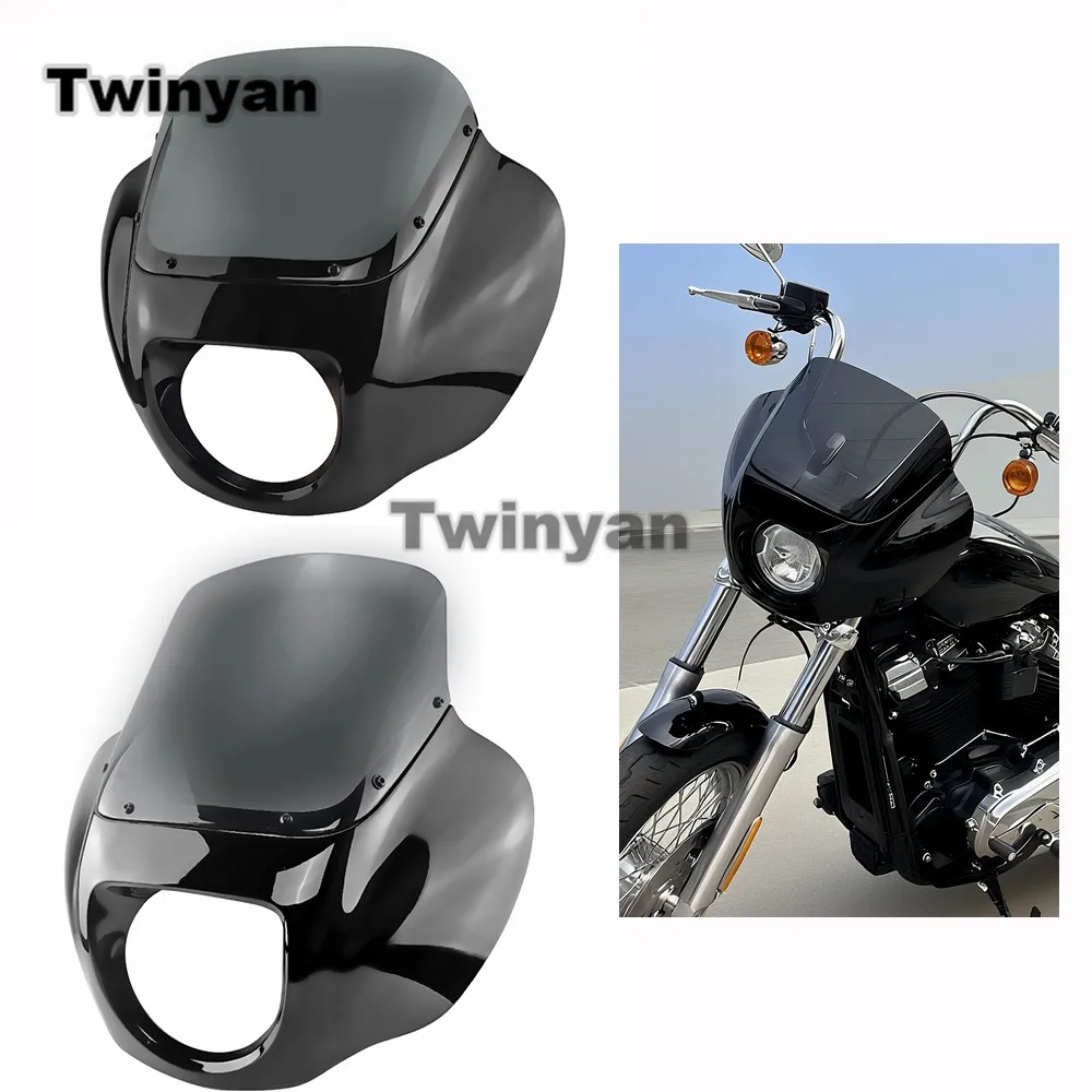 

Front Quarter Fairing Windshield Mounting Bracket For Harley Softail Street Bob Low Rider S FXLRS Standard FXST 2018-2024