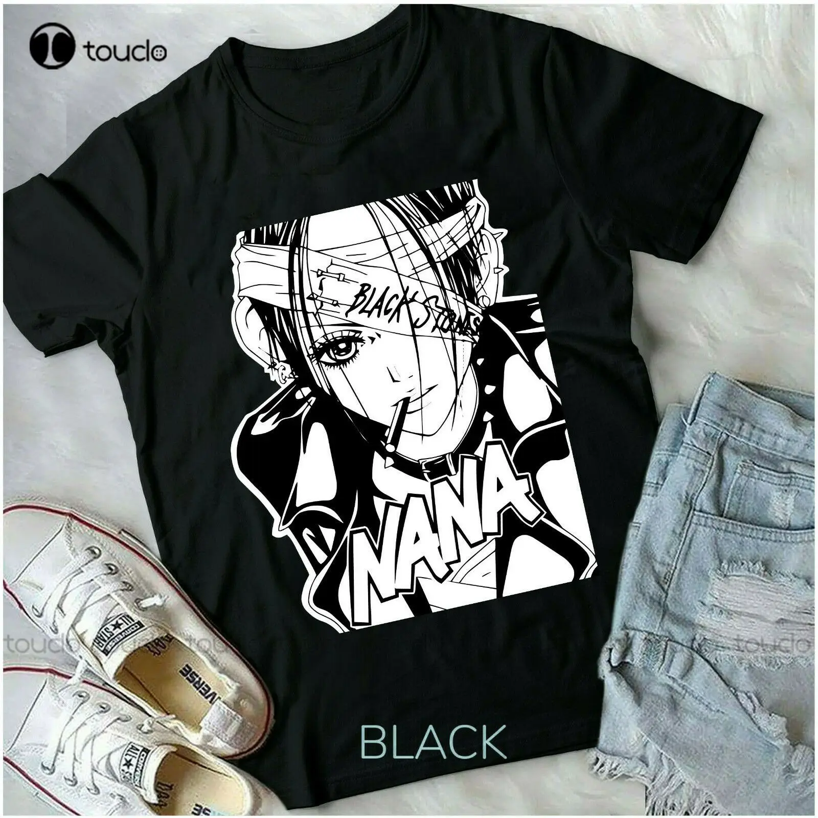 Nana Shin Black Stones Shin'Ichi Okazaki Brown And Black Anime Japan New Graphic Unisex T-Shirt Tee Shirt Xs-5Xl Custom Gift New