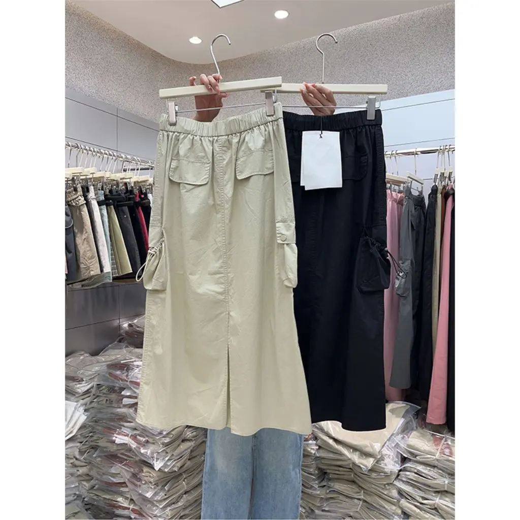 

Spring Dress Skirt Women's Fashion Stylish Casual Midi Skirt for Spring Season