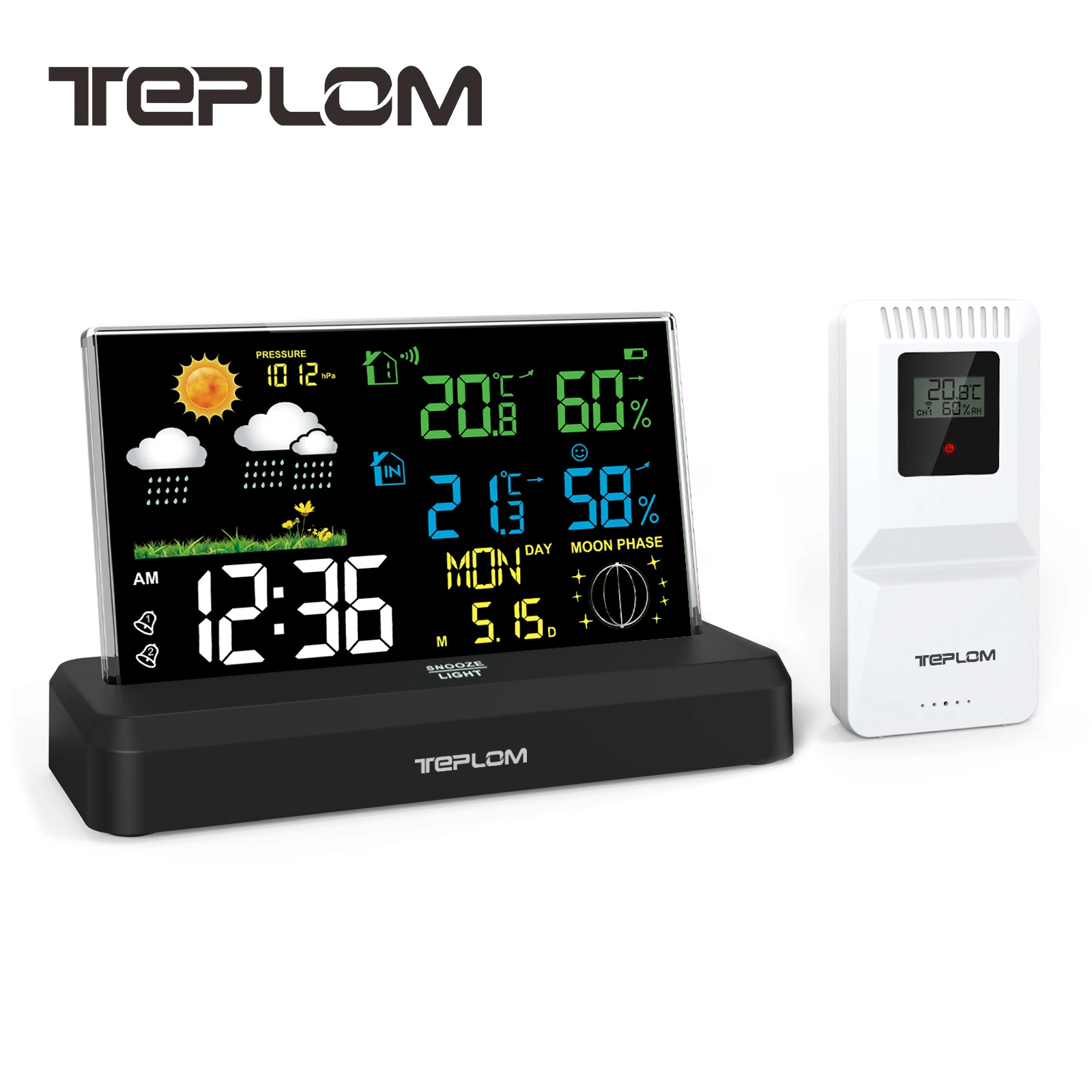 Garden Weather Station - Drahtlose Wetterstation, Innen- und Außentemperatur- und