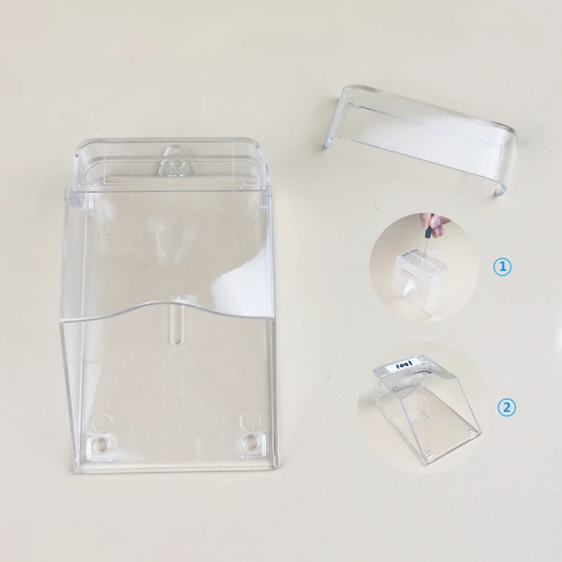 Waterproof Cover For Wireless Doorbell Door Bell Ring Chime Button Transparent Door Bell Protective Cover For Home Doorbell