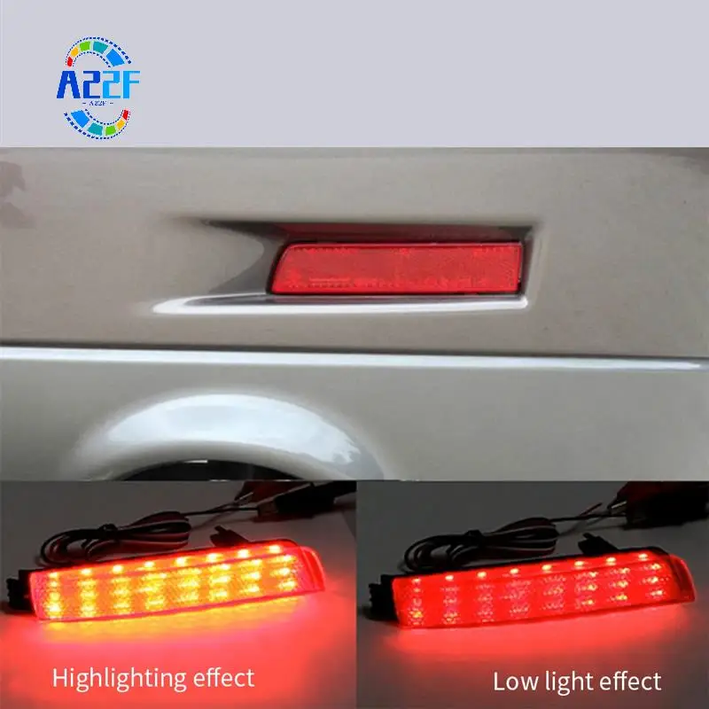 

A22F-Car Rear Bumper LED Tail Brake Light Reflector Light Transparent Shell Parts For Nissan Juke/Murano/Infiniti FX35 FX37 FX50