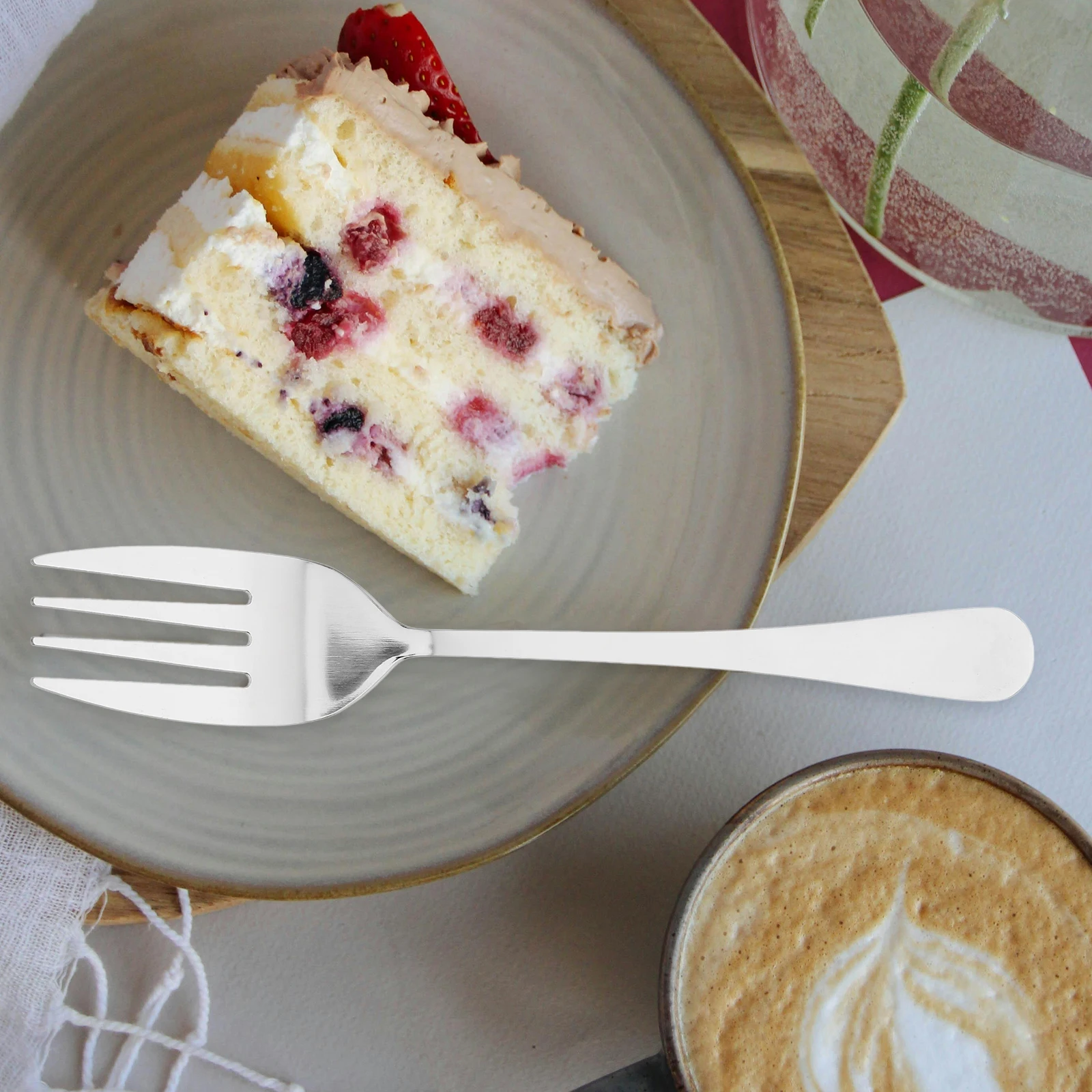 

1Set Stainless Steel Utensils Set Versatile Serving Set for Parties Restaurant Buffet Reusable Serving Fork Spoon