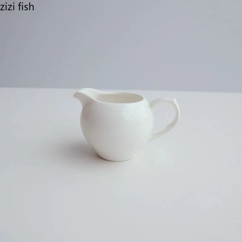 طبق صلصة أبيض من السيراميك بدون مقبض ، طبق صلصة ، كوب حليب ، أطباق وجبات خفيفة ، أطباق عشاء ، طبق توابل ، قوارب مرق