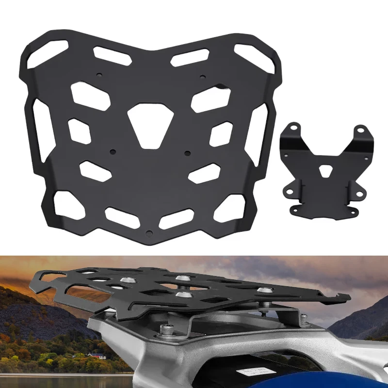 

For SUZUKI V-STROM 800 DE V STROM VSTROM 800DE 2023 2024 Aluminum Rear Luggage Rack Top Case Bracket Cargo Rack