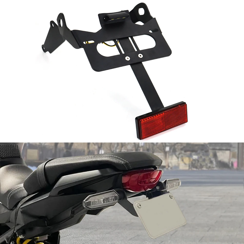 

Rear Tail Tidy Fit For Honda CBR650R CB650R 2021 2022 2023 2024 UP Fender Eliminator License Registration Plate Holder Bracket