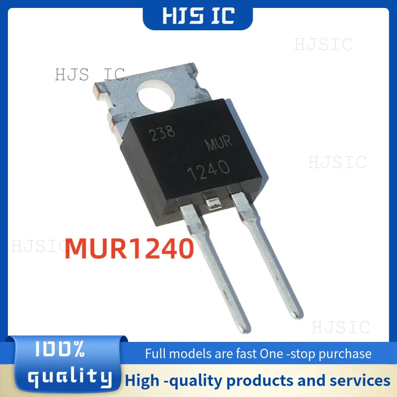 10 PÇS/LOTE NOVO MUR1040 R1040 MUR1060 R1060 MUR1240 R1240 MUR1260 R1260 MUR2040 R2040 MUR2060 R2060 TO-220 PIN diodo de recuperação rápida