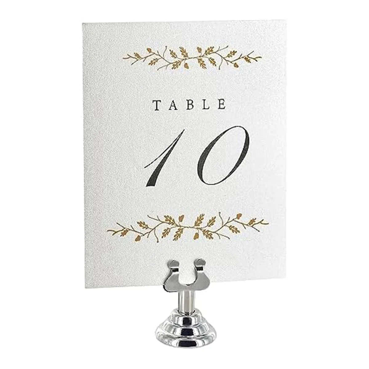 Mini Menu Sign Stands Pacote de Casamento Place Card, Table Numbers Titulares para Restaurantes, Cafés e Cake Shops