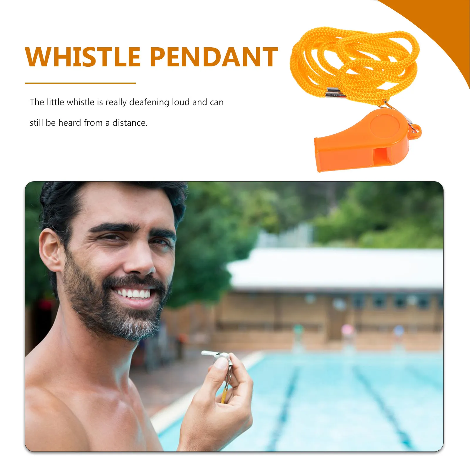 4Pcs Loud Whistles Plastic Multipurpose Portable Whistles for Outdoor Sports Pet Training Safety Referee Whistle