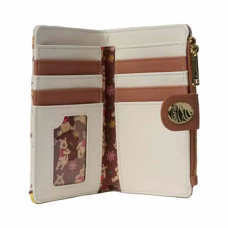 Dessin animé Disney série mignon ourson personnage d'anime porte-monnaie carte bancaire sac de rangement Portable périphérie cadeau Surprise pratique