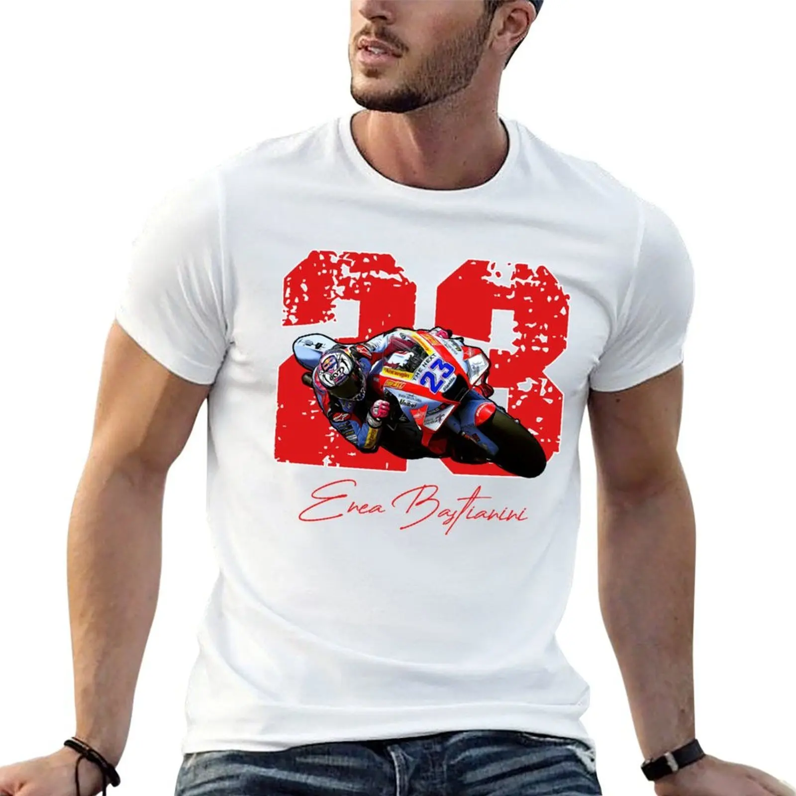 

Enea man Bastianini t shirt funny t 23 man T-Shirt tshirt anime shirts plain