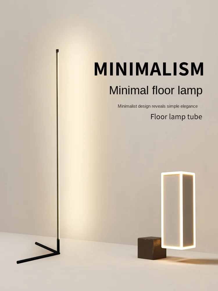 

Nordic Minimalist Floor Lamp with Creative Corner Atmosphere Light and Modern Wall Corner Light for Bedroom Living Room