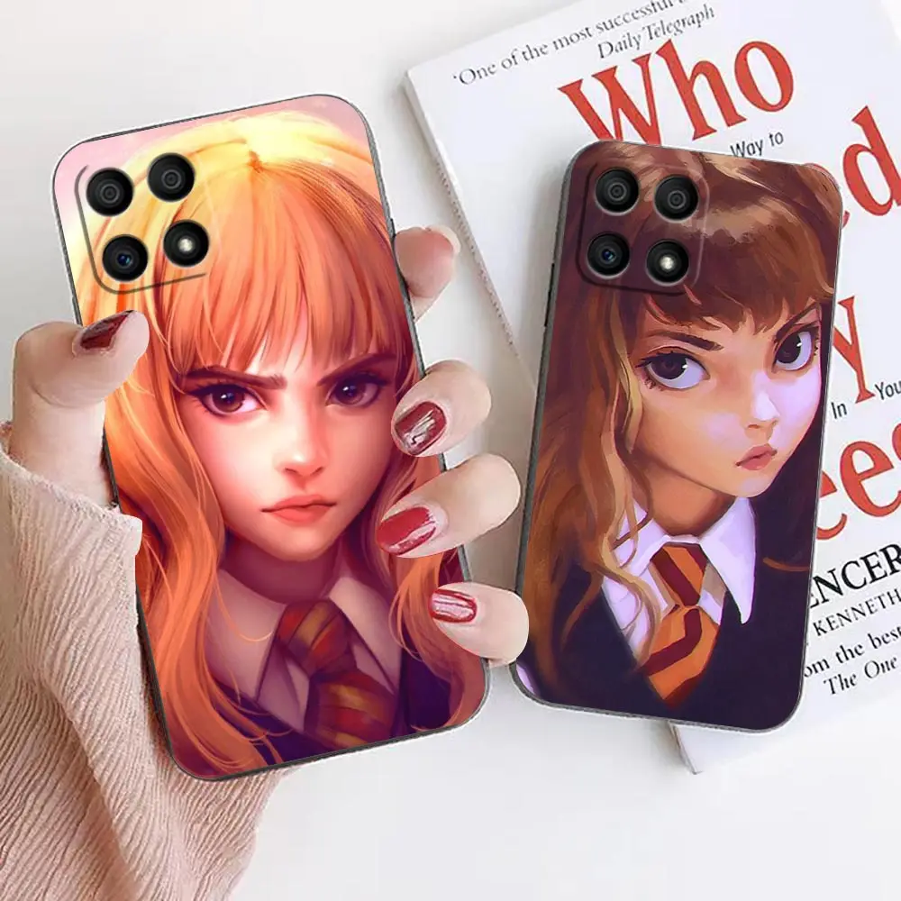 Anime H-Hermione-L-Luna Phone Case For HUAWEI Honor 9X 9 8 8X Max 90 80 70 60 50 30 20 Lite Pro 5G Case Funda Coque Shell Capa