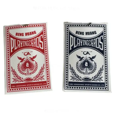 नए 54 पीस/सेट ग्रे कोर पेपर पोकर किंग डेक प्लेइंग कार्ड्स मैजिक टूल पार्टी टेबल गेम लाल नीला 8 best sales अलंकार - №3