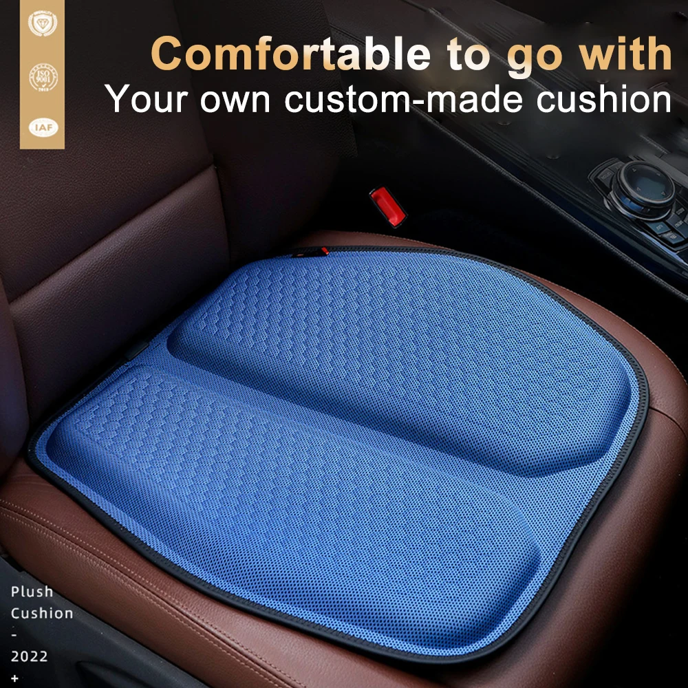 Summer Car Seat Cushion Breathable Cool Gel Honeycomb Universal Multifunctional Home Office Chair For Pressure Relief Back Pain