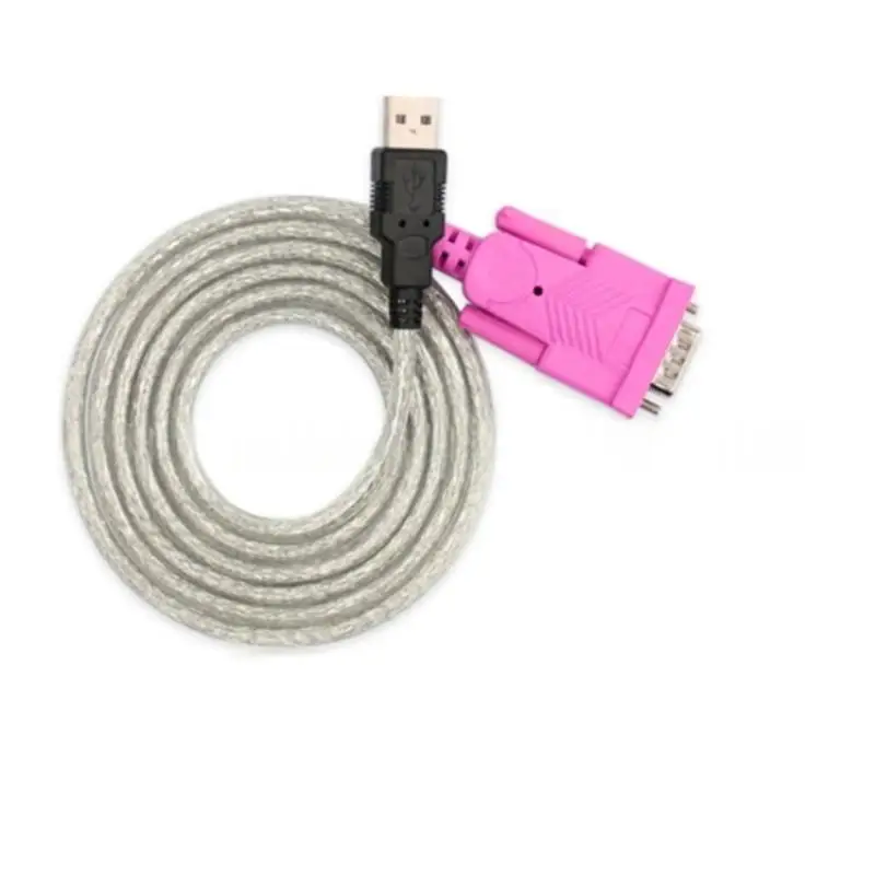 Цельный 9-контактный экранированный высокопроизводительный компьютерный последовательный кабель USB к RS232 DB9 для быстрой передачи данных