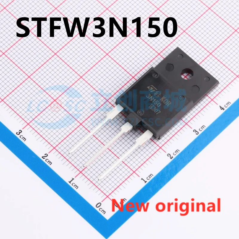 10PCS New original 3N150 STFW3N150 TO-3PF MOSFET 2.5A 1500V transistor