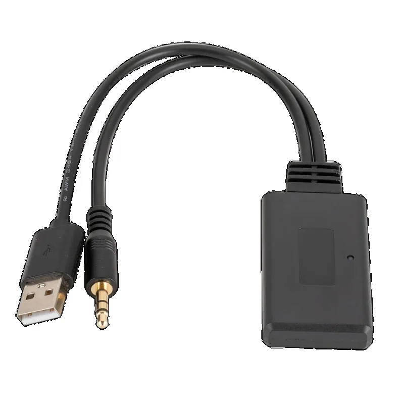 Nuovo Ricevitore universale compatibile Bluetooth senza fili per auto USB 3.5Mm Aux Media BT 5.0 Adattatore cavo audio per lettore musicale per BMW
