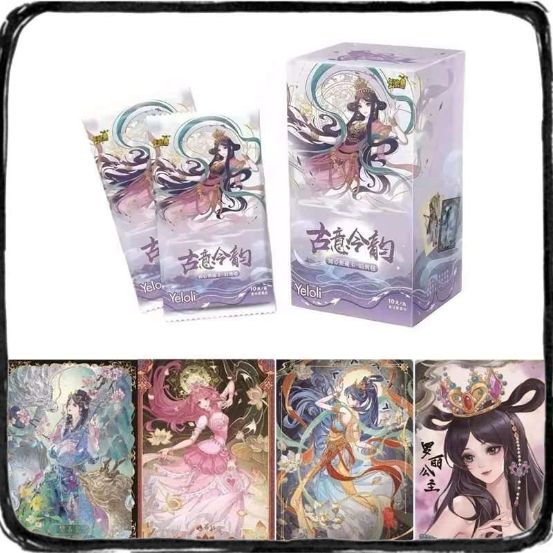 KAYOU Ye Luoli Initial Heart Vol.3 Significado Antiguo y Rima Moderna SC BP LR Tarjetas Coleccionables Anime Juguetes para Niños Regalos de Navidad