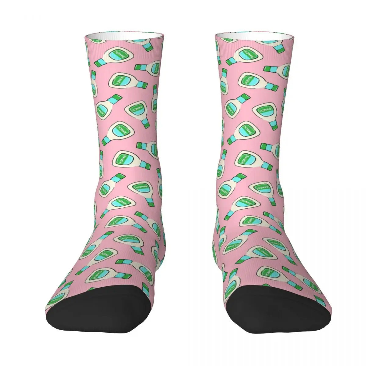 

Ranch - Salad Dressing Bottle (pink) Socks Harajuku High Quality Stockings All Season Long Socks Accessories for Unisex Gifts