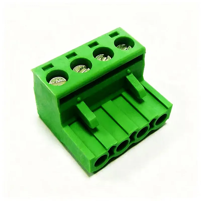 100Pcs Phoenix Contact 1757035 MSTB 2.5/4-ST-5.08 4 Pin 5.08mm Terminal Block Plug, 12A 320V Screw Connection