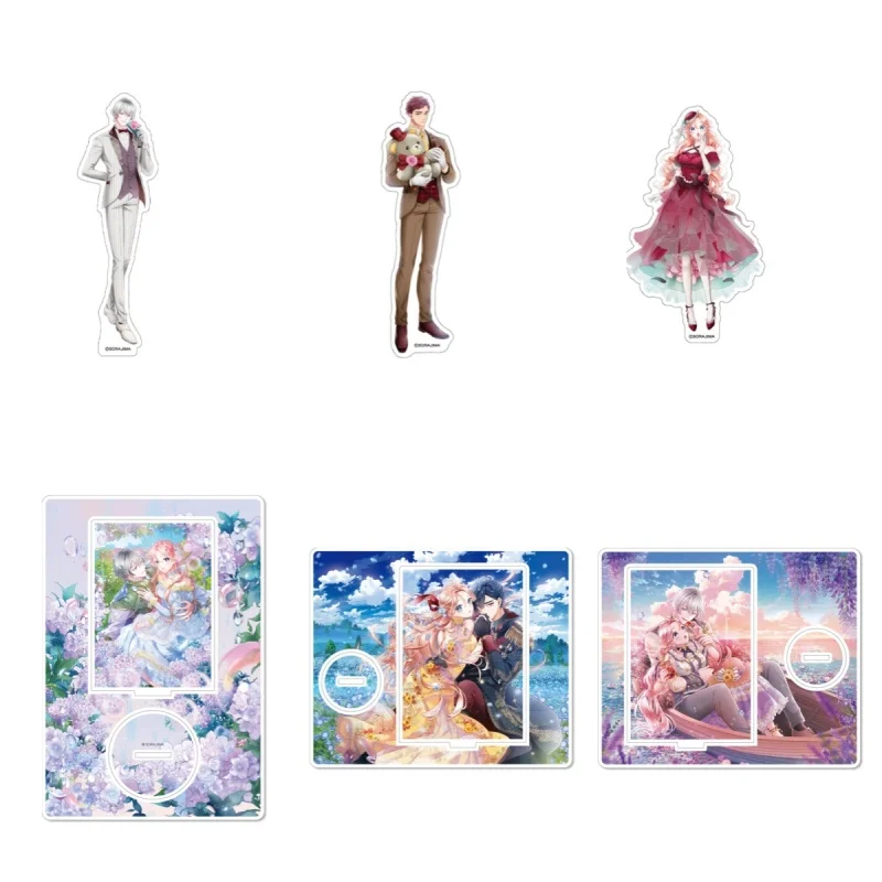 Anime The Reason for the Twin Lady's Disguise Characters 15CM Acrylic Standing Keychain Desk Decorations Exquisite Products