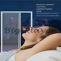 telescopic folding sliding screen doors, aluminum alloy mosquito-proof ventilation screen Windows, sand doors and Win 6